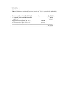Contabilidad ejercicios