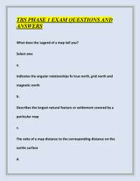 TBS PHASE 1 EXAM QUESTIONS AND WELL RESEARCHED EXPERT ANSWERS