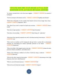 UPDATED 2025 IBEC STATE BOARD ACTUAL EXAM