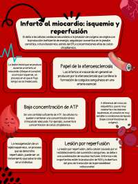 Infarto al miocardio: Isquemia y reperfusión