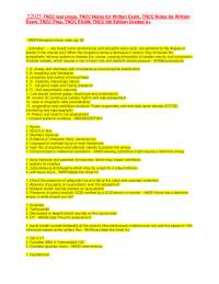 2024 TNCC test prepa, TNCC Notes for Written Exam, TNCC Notes for Written Exam, TNCC Prep,