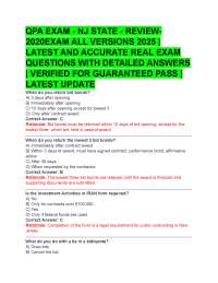 QPA EXAM - NJ STATE - REVIEW-  2020EXAM ALL VERSIONS 2025 |  LATEST AND ACCURATE REAL EXAM