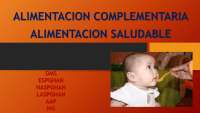 ALIMENTACION COMPLEMENTARIA