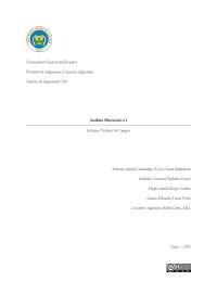 informe trabajo de campo