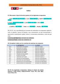 tarea calificada quimica