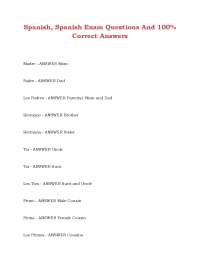 Essential Spanish Vocabulary: Family, Food, and Verbs