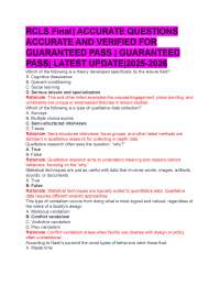 RCLS Final | ACCURATE QUESTIONS   ACCURATE AND VERIFIED FOR  GUARANTEED PASS | GUARANTEED