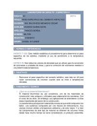 PESO ESPECIFICO DEL CEMENTO ASFALTICO
