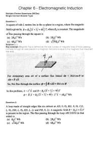 Electromagnetic Induction Q/A