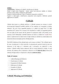 This notes can help you to understand the concepts of colloid and inorganic chemistry bett