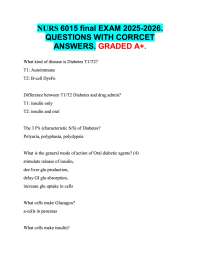 NURS 6015 final EXAM 2025-2026.  QUESTIONS WITH CORRCET  ANSWERS. GRADED A+.