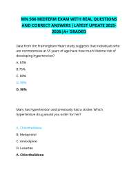 MN 566 MIDTERM EXAM WITH REAL QUESTIONS AND CORRECT ANSWERS |LATEST  2025-2026|A+GRADED