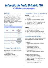 Resumo Infecção do trato urinário ITU na Enfermagem
