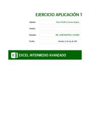 es un examen del curso de excel