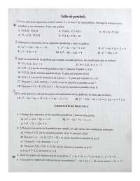 Geometría analítica. Parábolas. Ejercicios resueltos