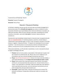 resenha de fundamentos de marketing para prova