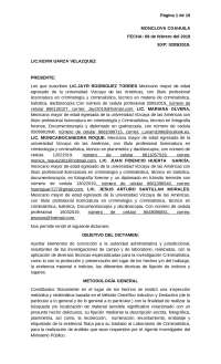 Dictamen Criminalistica
