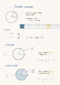 Circular Measure summary