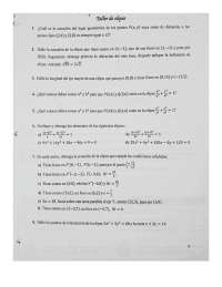 Geometría analítica. Elipse. Ejercicios resueltos