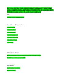 Maryville Nurs 660 Exam 2 2025-2026 WITH COMPLETE QUESTIONS AND CORRECTLY WELL DEFINED ANS