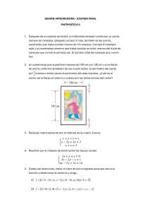 SESIÓN INTEGRADORA EXAMEN FINAL MAT II