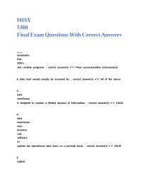 Data Mining and CRM Exam Questions with Answers
