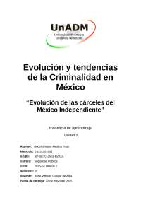 Evolución de las carceles en México