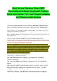 Bush School Entrance Exam 2025:  Comprehensive Study Guide with Practice  Tests
