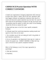 Health Information Management Practice Questions and Answers