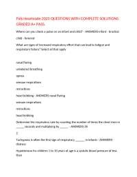 Pals Heartcode 2025 QUESTIONS WITH COMPLETE SOLUTIONS GRADED A+ PASS.