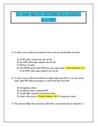 CPL EXAM PRACTICE QUESTIONS WITH ACCURATE SOLUTIONS