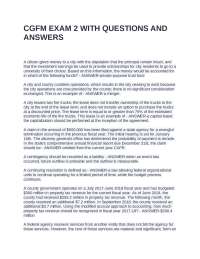 CGFM EXAM 2 WITH QUESTIONS AND ANSWERS