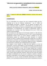 MODELO DE RESOLUCION