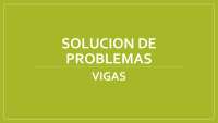 SOLUCION DE PROBLEMAS DE VIGAS
