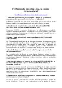 Domande e risposte, Progetto di Asilo Nido Sostenibile: Riuso Materiali e Design Innovativ