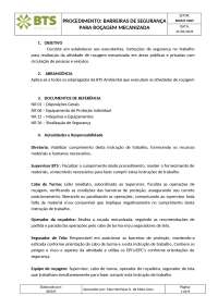 Procedimento de Segurança