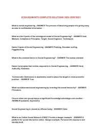 SY304 EXAM WITH COMPLETE SOLUTIONS 100% VERIFIED!!