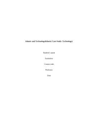 Case study of Islamic religion