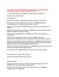 Chamberlain NR 566 Midterm Study guide Questions With Complete  Answers 2025 Graded A+ Pas