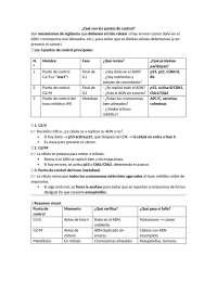 CICLO CELULAR- Fundamentos Biológicos