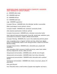 NURS1002-FINAL QUESTIONS WITH COMPLETE  ANSWERS  2025 GRADED A+ LATEST UPDATE.