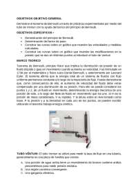 Laboratorio ecuación de bernoulli
