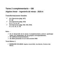 problemas propuestos para un examen parcial