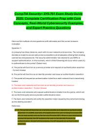 CompTIA Security+ SY0-701 Exam Study Guide  2025: Complete Certification Prep