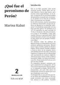 que fue el peronismo