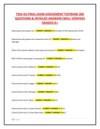 TSSA G3 FINAL EXAM ASSESSMENT TESTBANK 300  QUESTIONS & DETAILED ANSWERS (WELL VERIFIED)