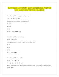 ELECTRICAL JATC STUDY GUIDE QUESTIONS & ANSWERS  2025-2026 (100% VERIFIED SOLUTION)