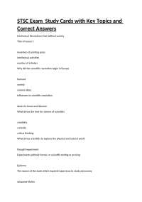 STSC Exam  Study Cards with Key Topics and Correct Answers
