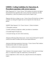UHDDS / Coding Guidelines for Operations & Procedures questions with correct answers