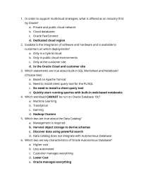 1Z0-1195-25 - Oracle Data Platform 2025 Foundations Associate